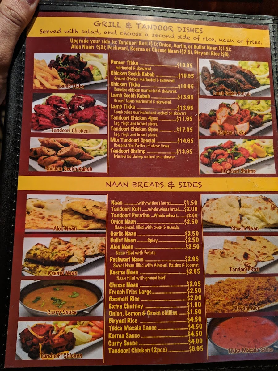 Menu Ahmed Indian Restaurant Ucf-6